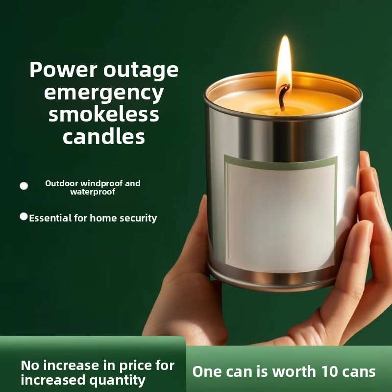 Home Decor Outside - Emergency Disaster‑Prevention Candles Smokeless Odorless Waterproof