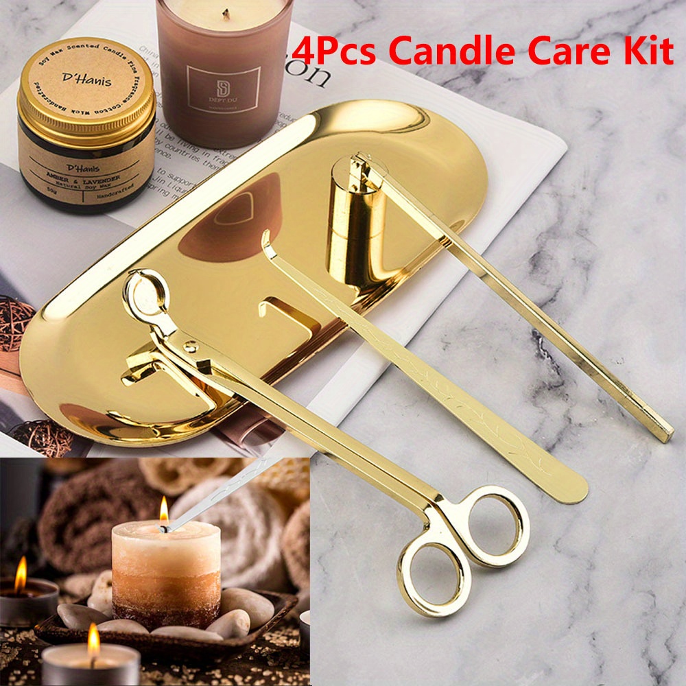 Home Decor Luxury - 4pcs/set Luxury Candle Care Kit Stainless