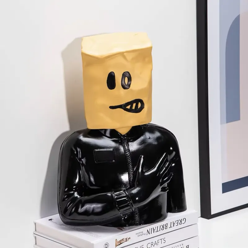 Abstract Sculpture Resin - Custom Modern Creative Abstract Face Figure