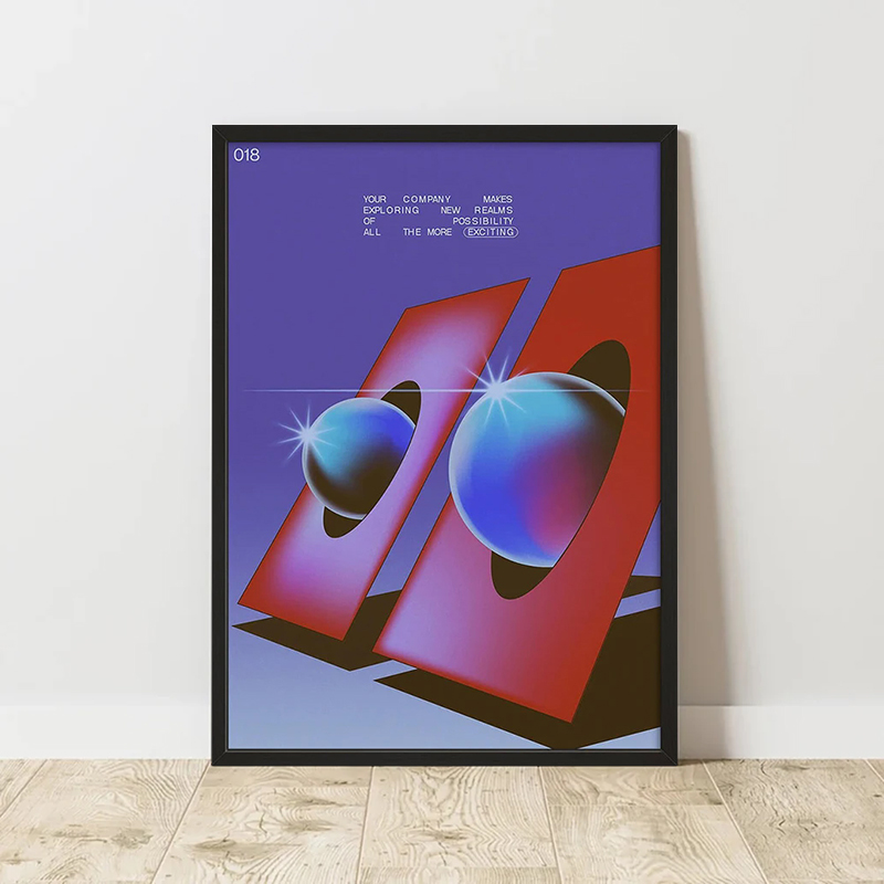 Home Decor Aesthetic Pinterest - Classic Abstract Art Poster, Retro Abstract