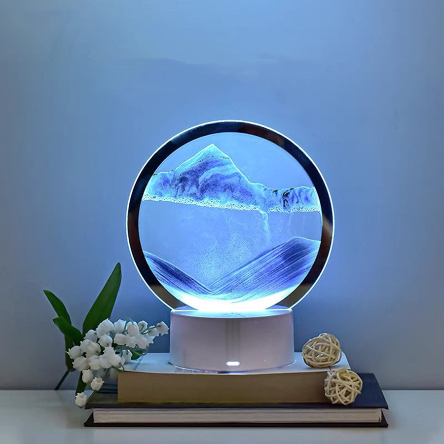 Sand Art Picture - LED 16 Colors 3D Sandscape Lamp