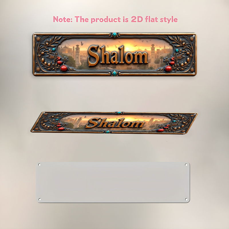 CIFBUY Vintage Shalom Hebrew A - Home Decor Room ulasan dan harga