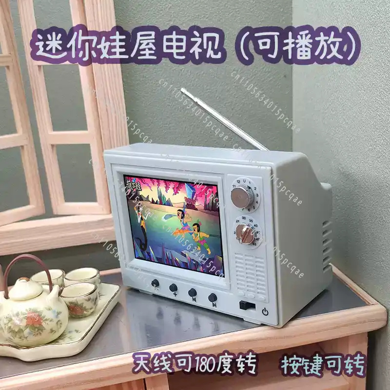 12 Miniature Playable Video TV - Home Decor Video ulasan dan harga