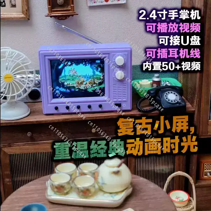 12 Miniature Playable Video TV - Home Decor Video ulasan dan harga