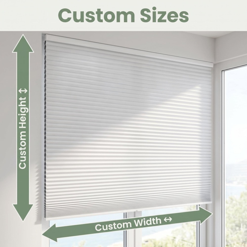 Custom Honeycomb Blinds Blind  - Home Decor Window Blinds ulasan dan harga