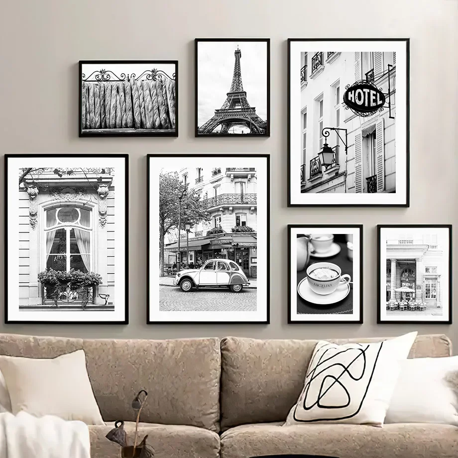 Black White Paris Towel Cafe S - Home Decor Store ulasan dan harga