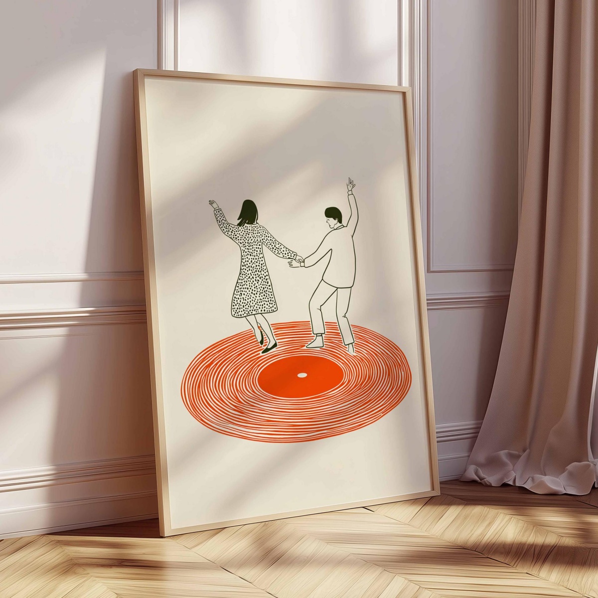 Retro Record Player Dancing Co - Home Decor Aesthetic Pinterest ulasan dan harga