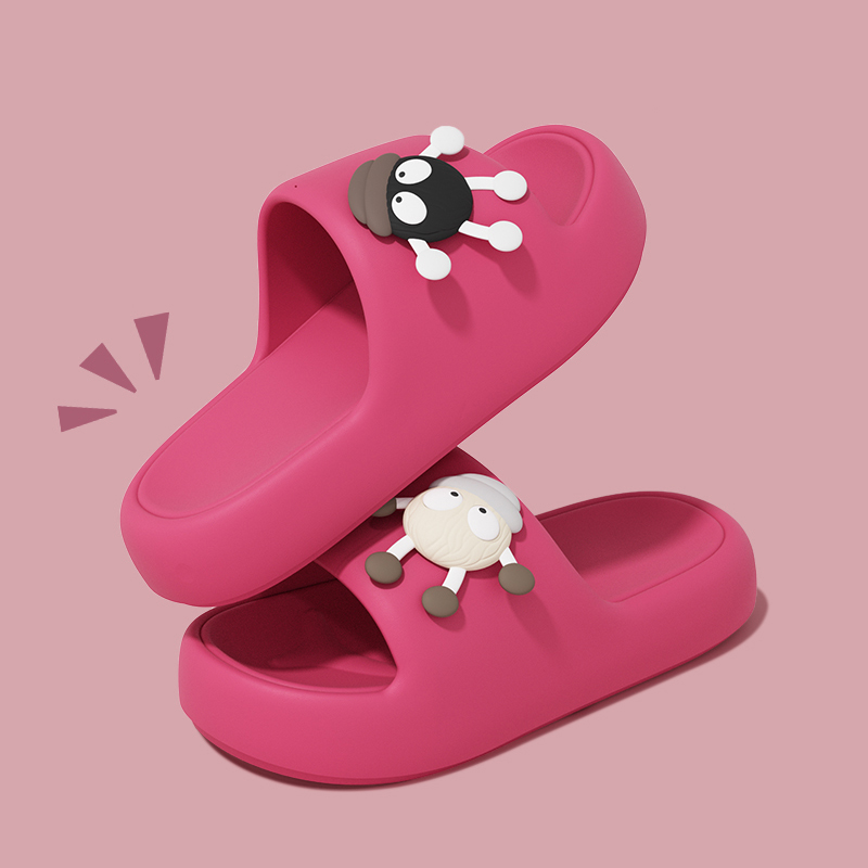 Lovely Cartoon Platform Slippe - Home Decor Outside ulasan dan harga