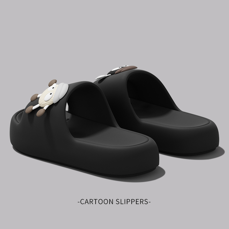 Lovely Cartoon Platform Slippe - Home Decor Outside ulasan dan harga