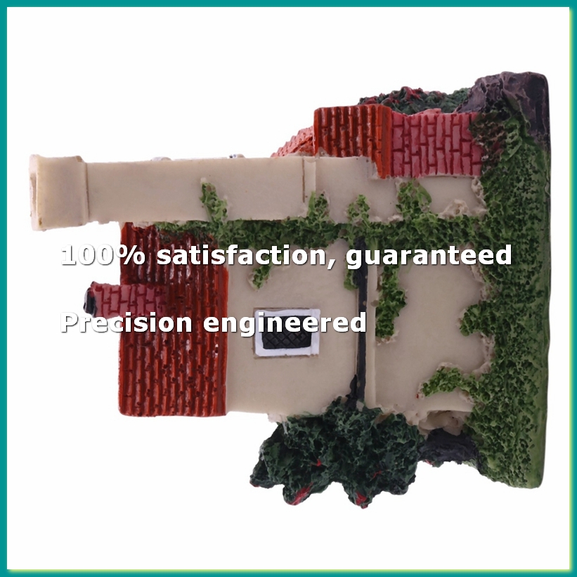 Cute Mini Resin House Miniatur - Home Decor Garden ulasan dan harga