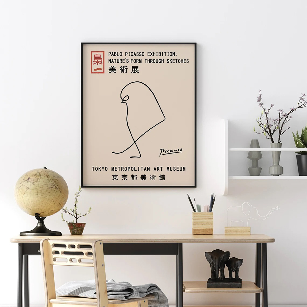 Japanese Vintage Music Canvas  - Home Decor Aesthetic Pinterest ulasan dan harga