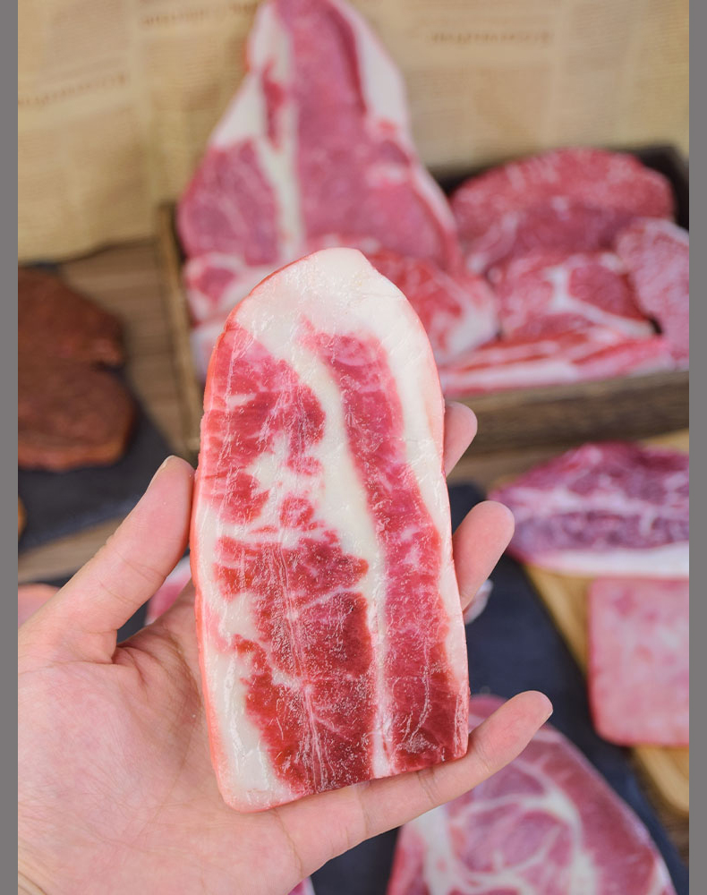 Realistic Fake Sliced Meat - S - Home Decor Video ulasan dan harga