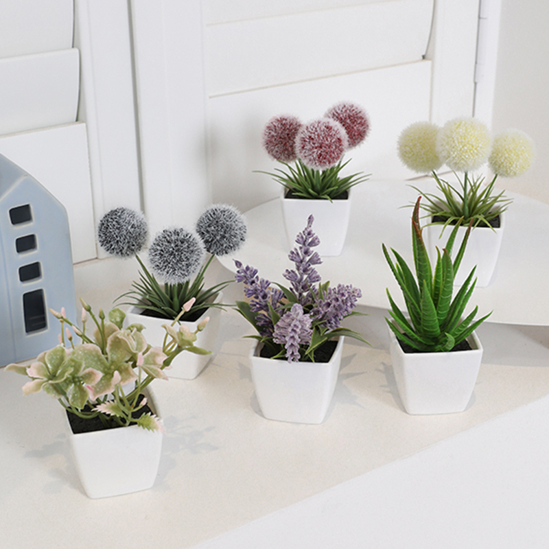 1SET (6PC) Mini Artificial Pla - Home Decor Store ulasan dan harga
