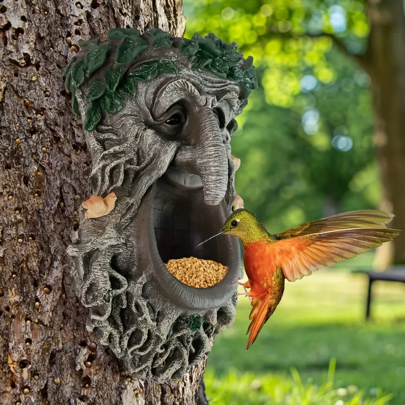 Outdoor Garden Yard Tree Face  - Home Decor Garden ulasan dan harga