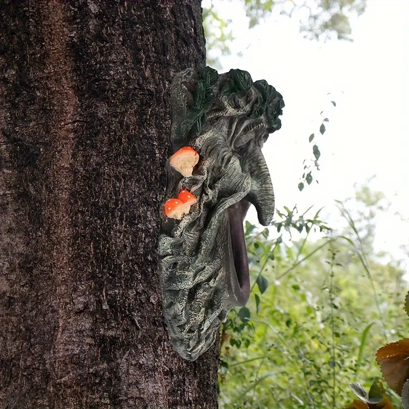 Outdoor Garden Yard Tree Face  - Home Decor Garden ulasan dan harga