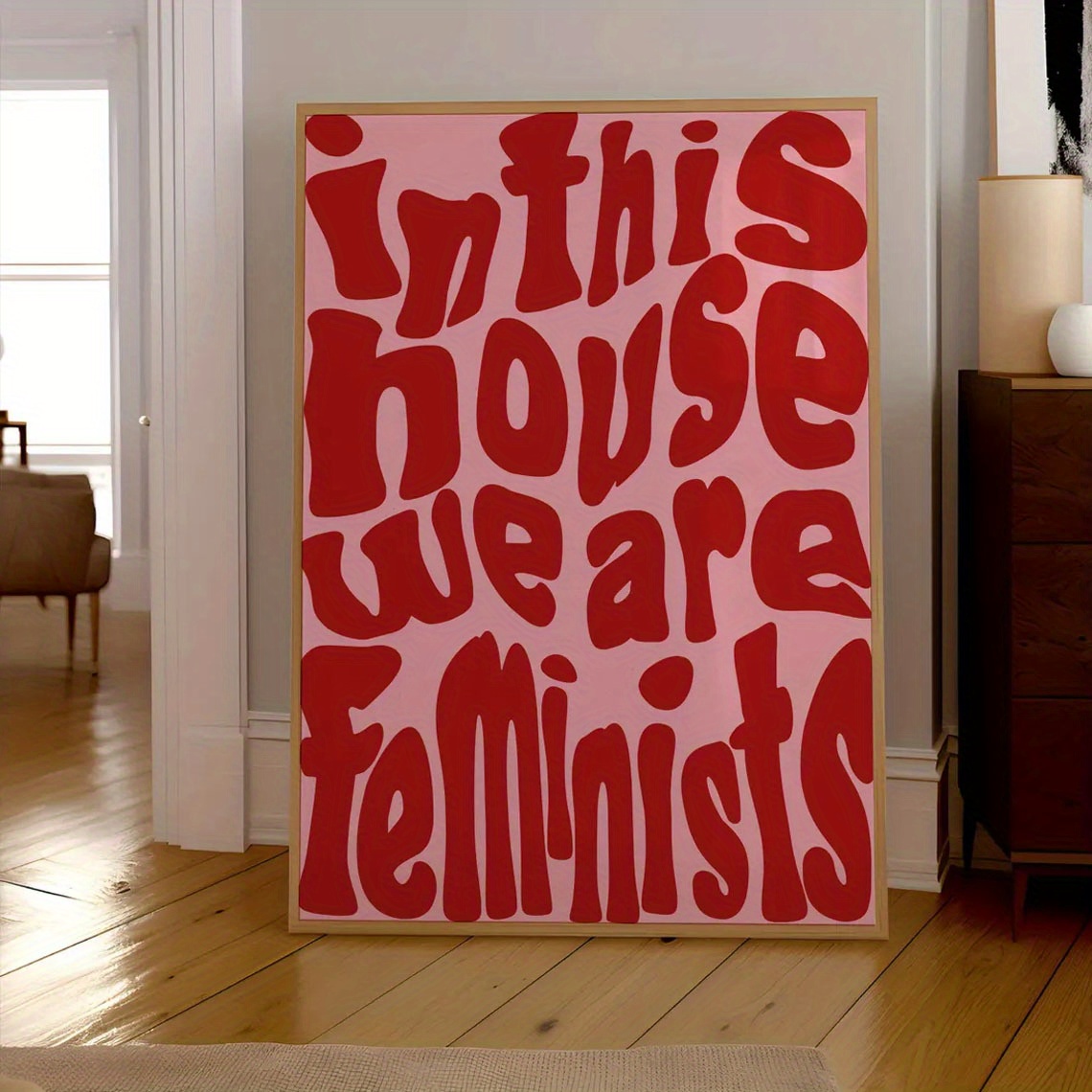 1pc Simple Trendy Text Printin - Home Decor Aesthetic Pinterest ulasan dan harga