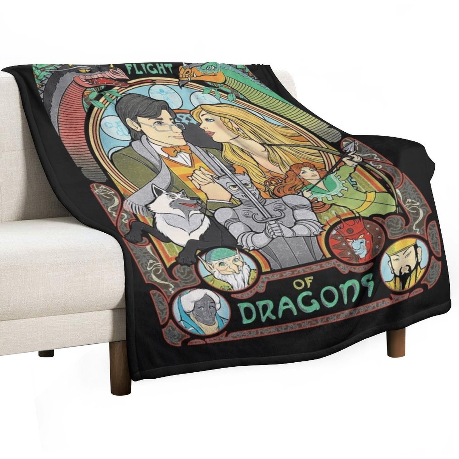 Flight of Dragons Essential T- - Home Decor Png ulasan dan harga