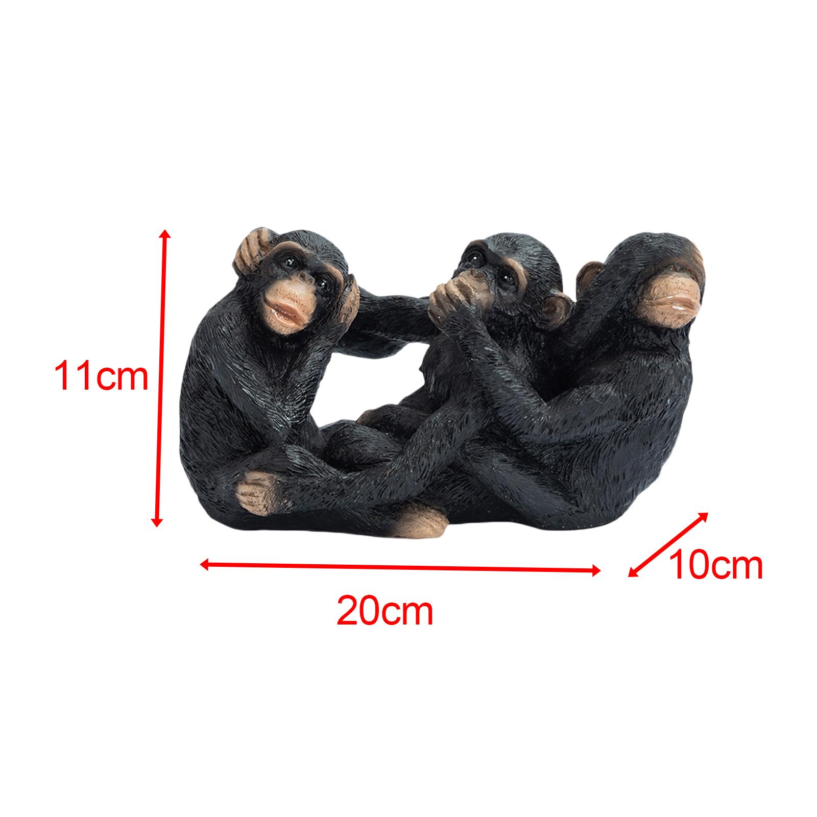 Monkey Statue Sculpture Resin  - Abstract Sculpture Resin ulasan dan harga