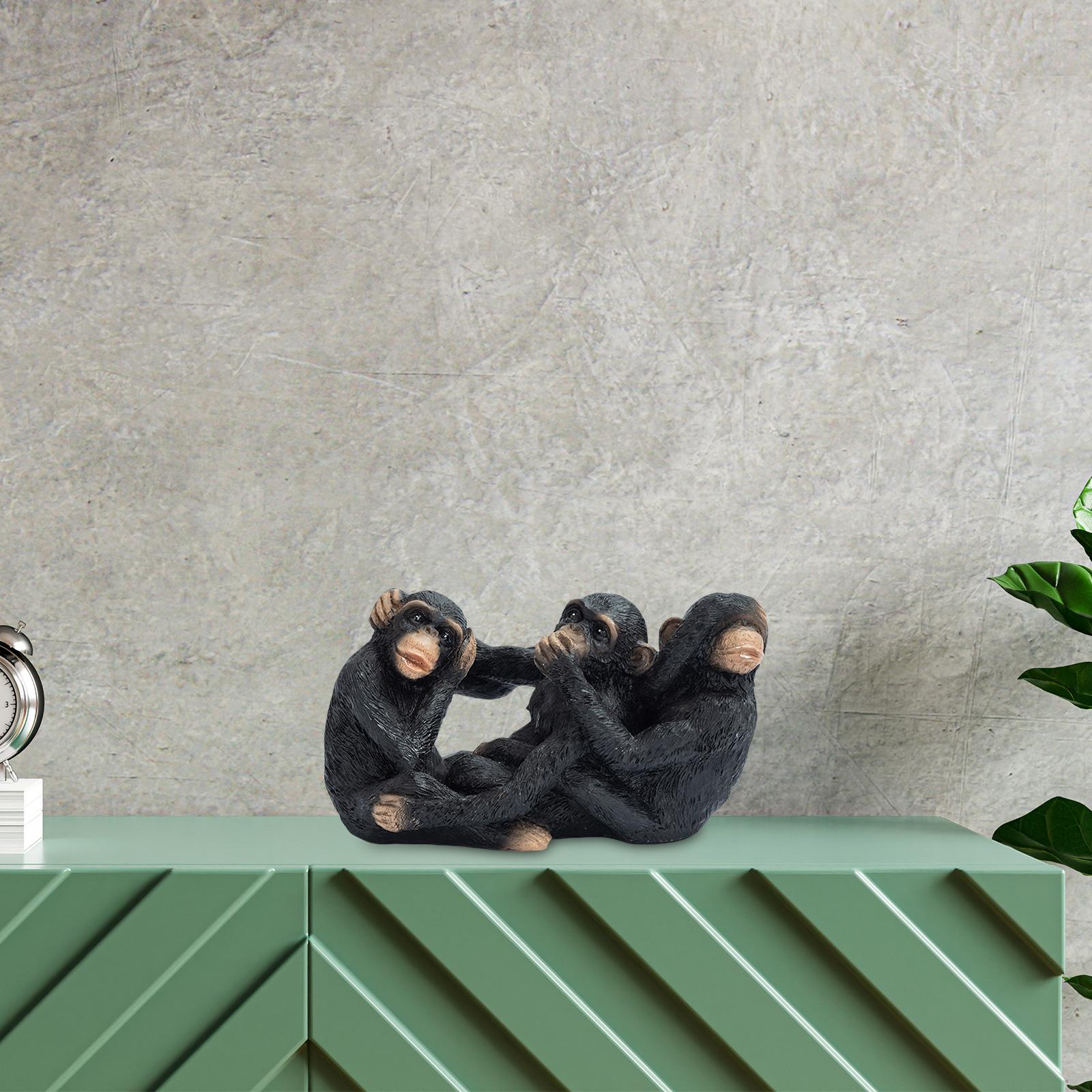 Monkey Statue Sculpture Resin  - Abstract Sculpture Resin ulasan dan harga