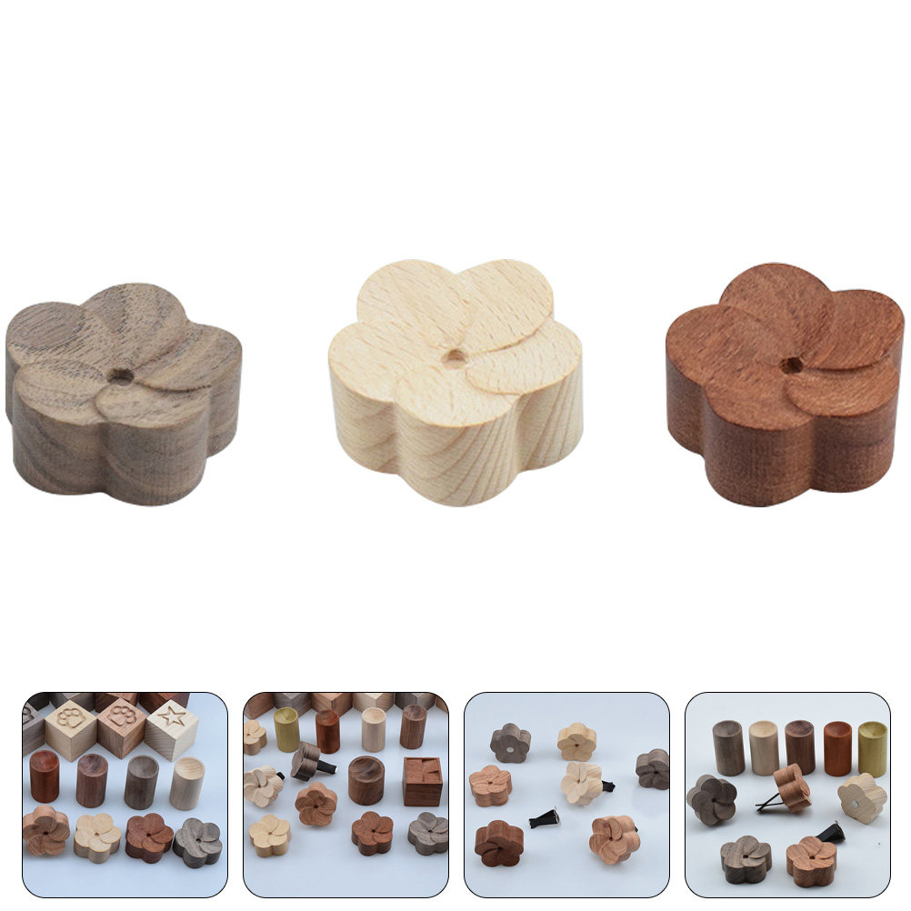 3Pcs Natural Wooden Essential  - Home Decor Yoga ulasan dan harga