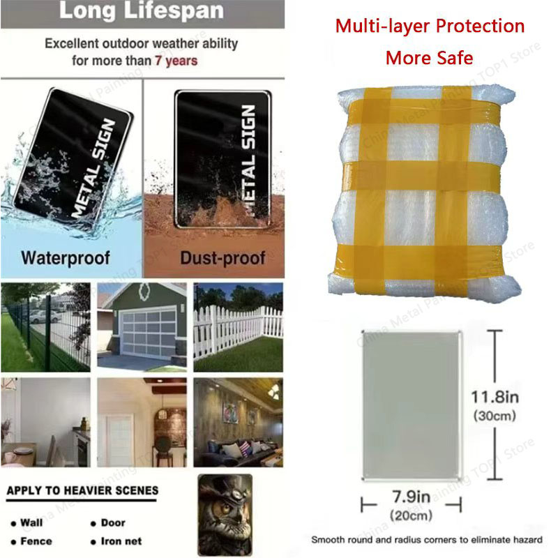Metal Signs Vintage Metal Plat - Home Decor Luxury ulasan dan harga
