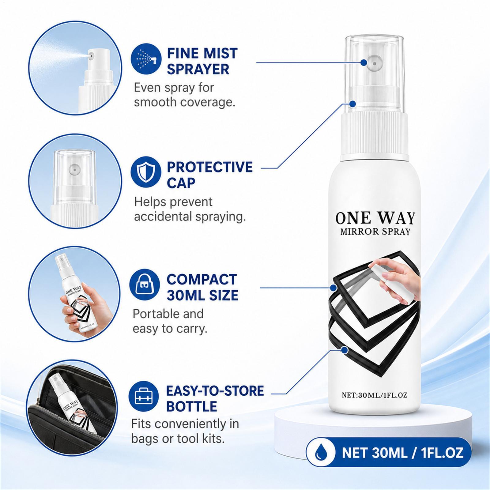 Reflective Window Spray 30ml Q - Home Decor Window Blinds ulasan dan harga