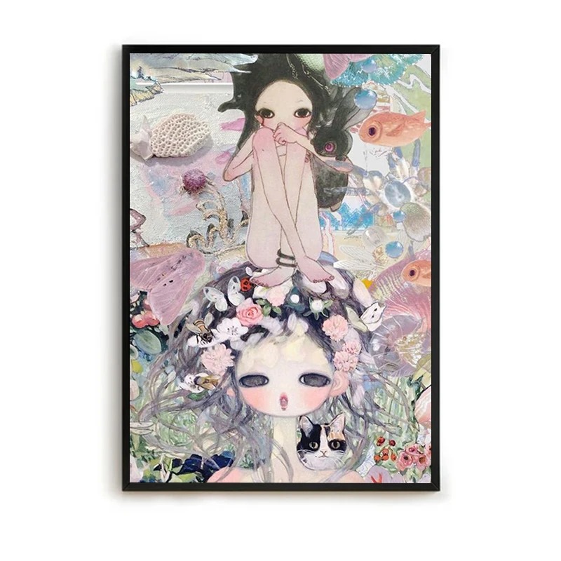 Aya Takano Decorative Prints W - Home Decor Aesthetic Pinterest ulasan dan harga