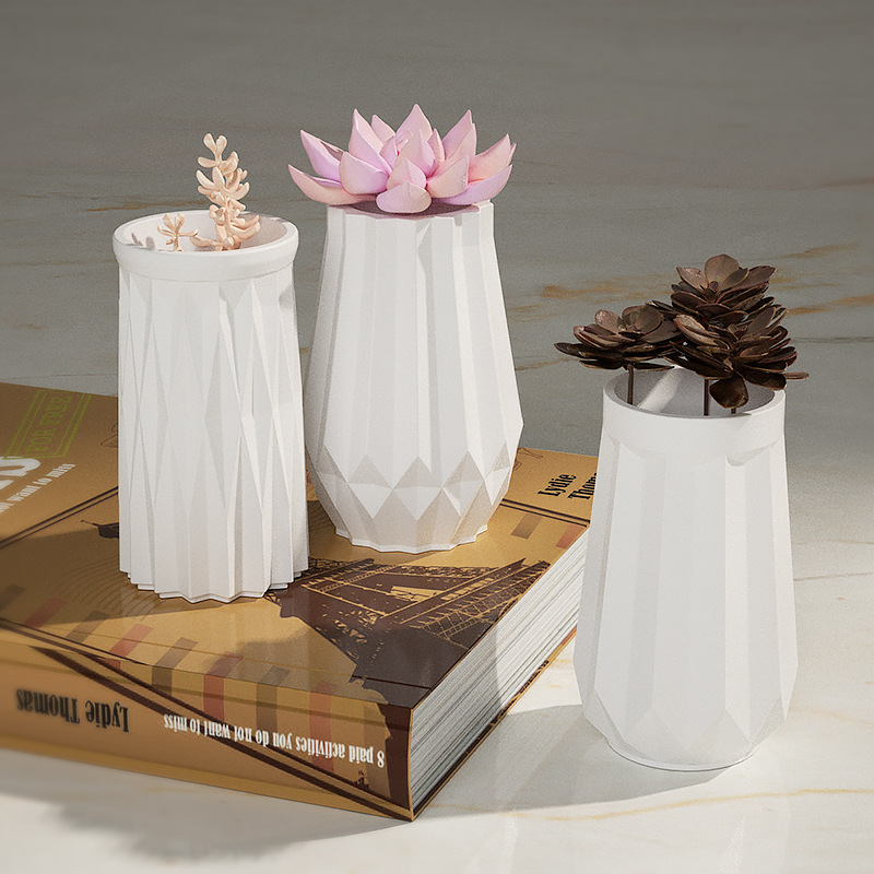 Round Diamond Vase Silicone Mo - Home Decor Store ulasan dan harga