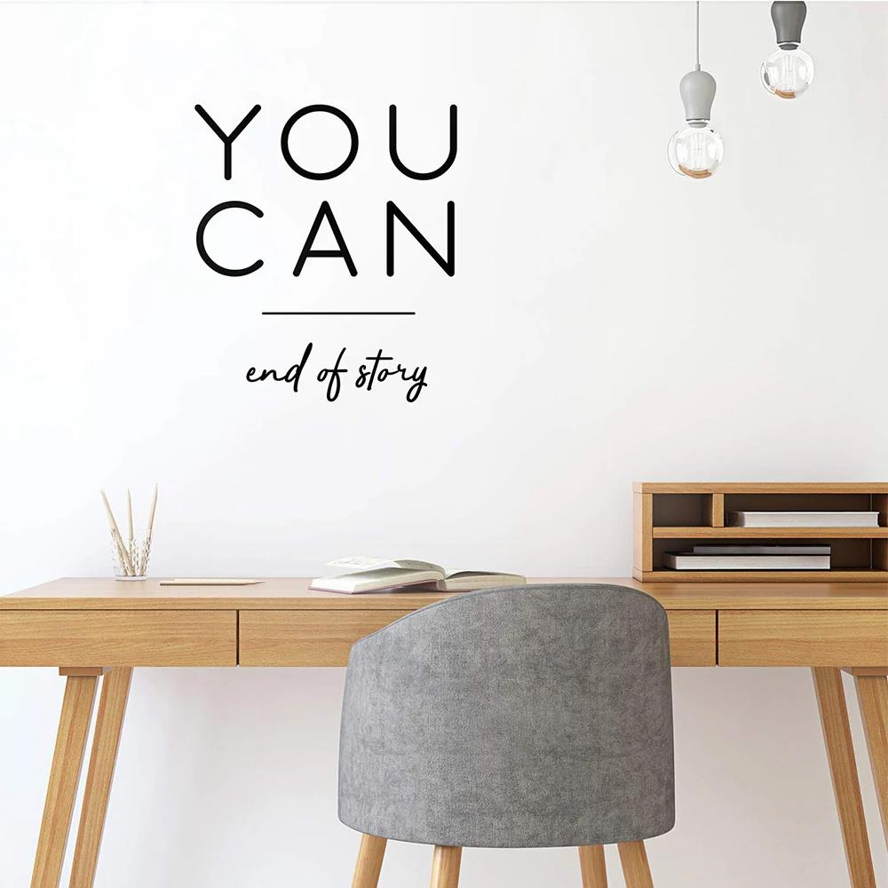 1pc Quotes Wall Sticker Self-a - Home Decor Window Blinds ulasan dan harga