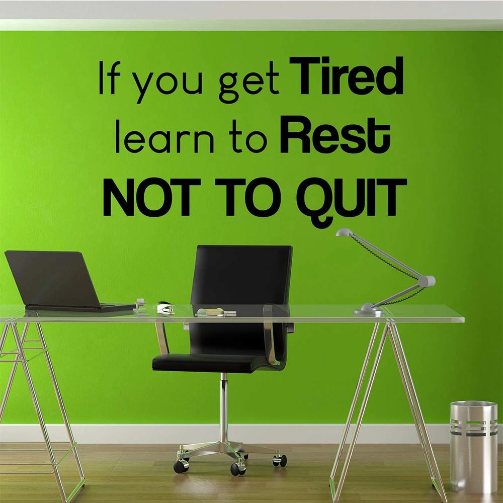 1pc Quotes Wall Sticker Self-a - Home Decor Window Blinds ulasan dan harga