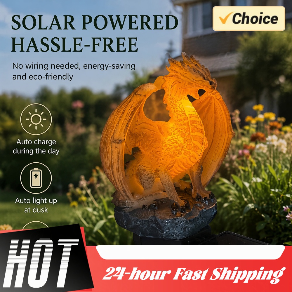 Dragon Solar Garden Light Ener - Home Decor Garden ulasan dan harga