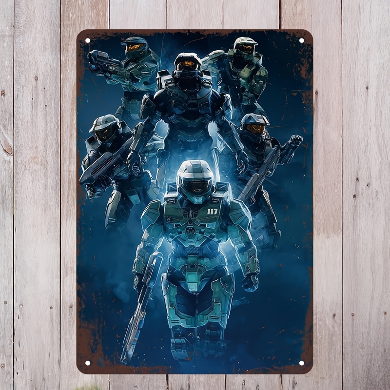 Halo-Inspired Metal Wall Art S - Home Decor Video ulasan dan harga