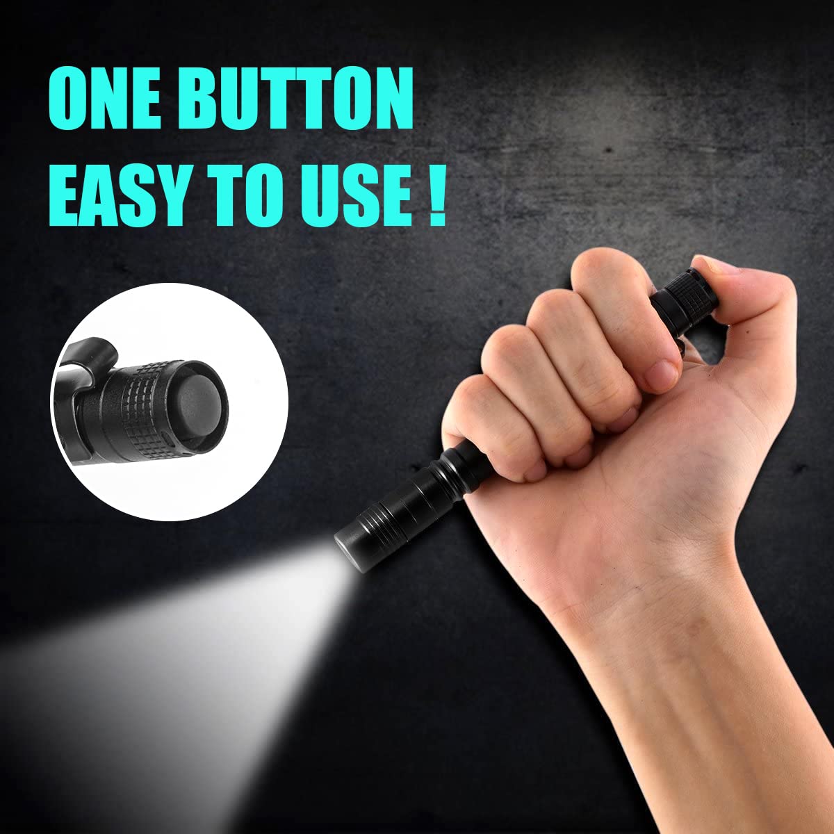 Portable Mini LED Pen Flashlig - Home Decor Outside ulasan dan harga
