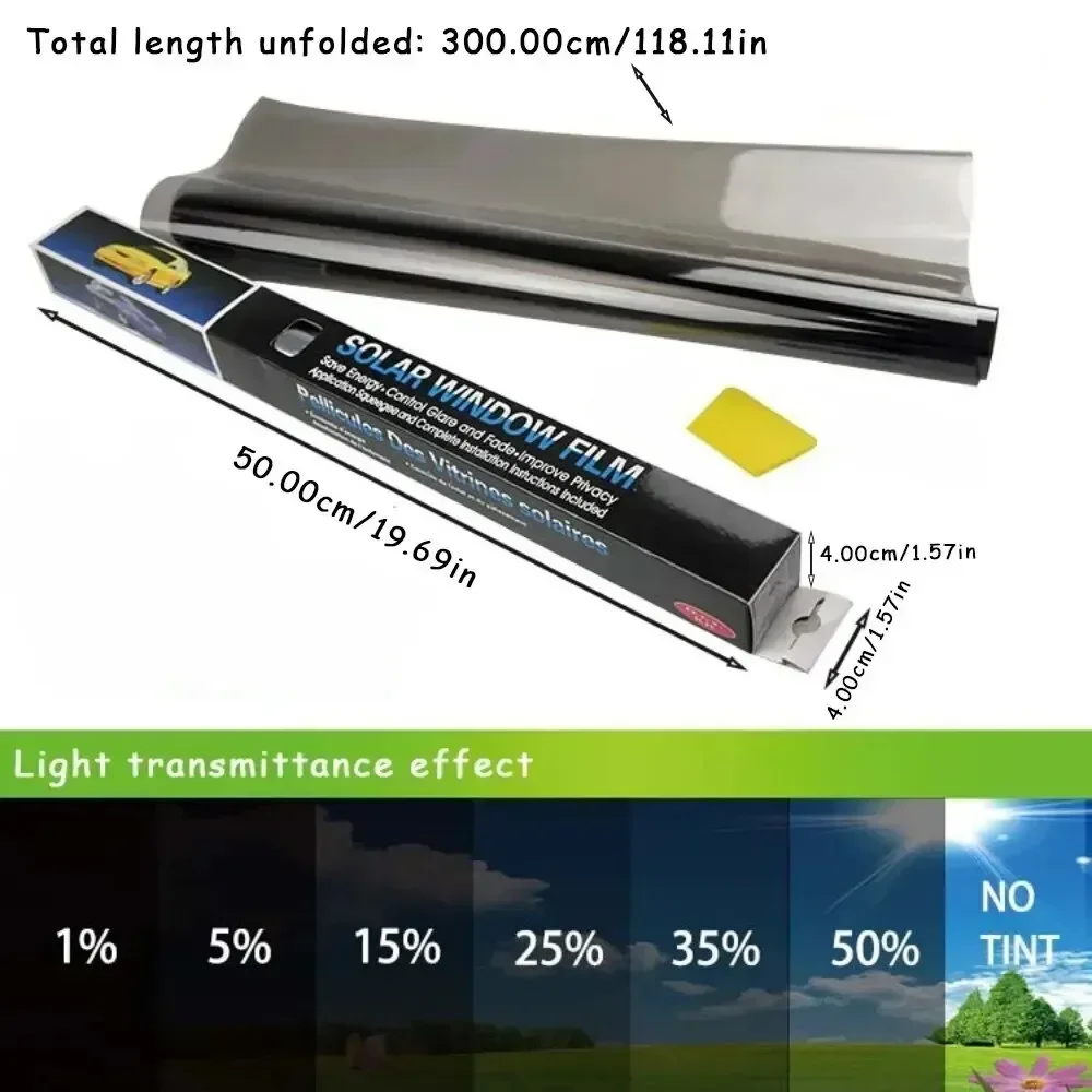 3Mx50CM VLT Black Car Window F - Home Decor Window Blinds ulasan dan harga