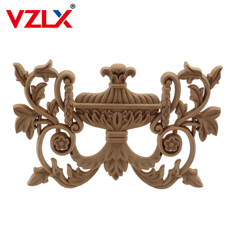 Wall Wood Carved  Applique Woo - Home Decor Wall Molding ulasan dan harga