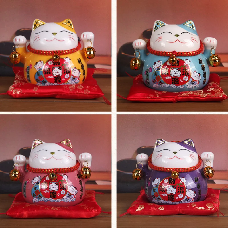 4.5 Inch Lucky Cat Piggy Bank  - Home Decor Store ulasan dan harga