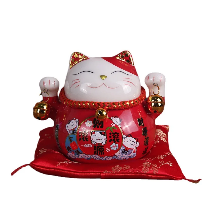 4.5 Inch Lucky Cat Piggy Bank  - Home Decor Store ulasan dan harga