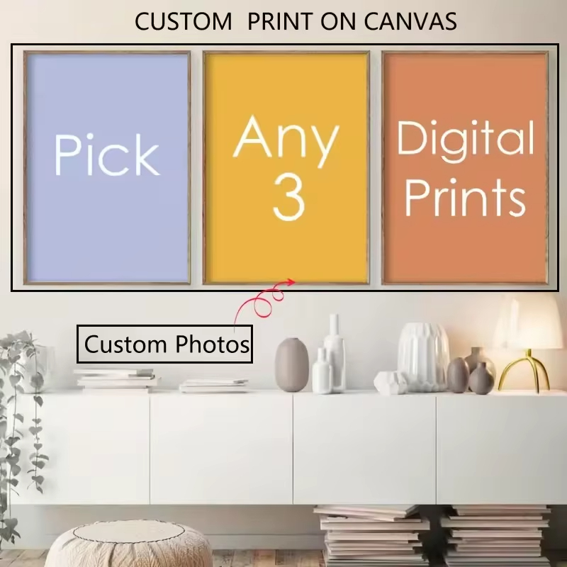 3pcs unframe custom canvas pos - Home Decor Aesthetic Pinterest ulasan dan harga