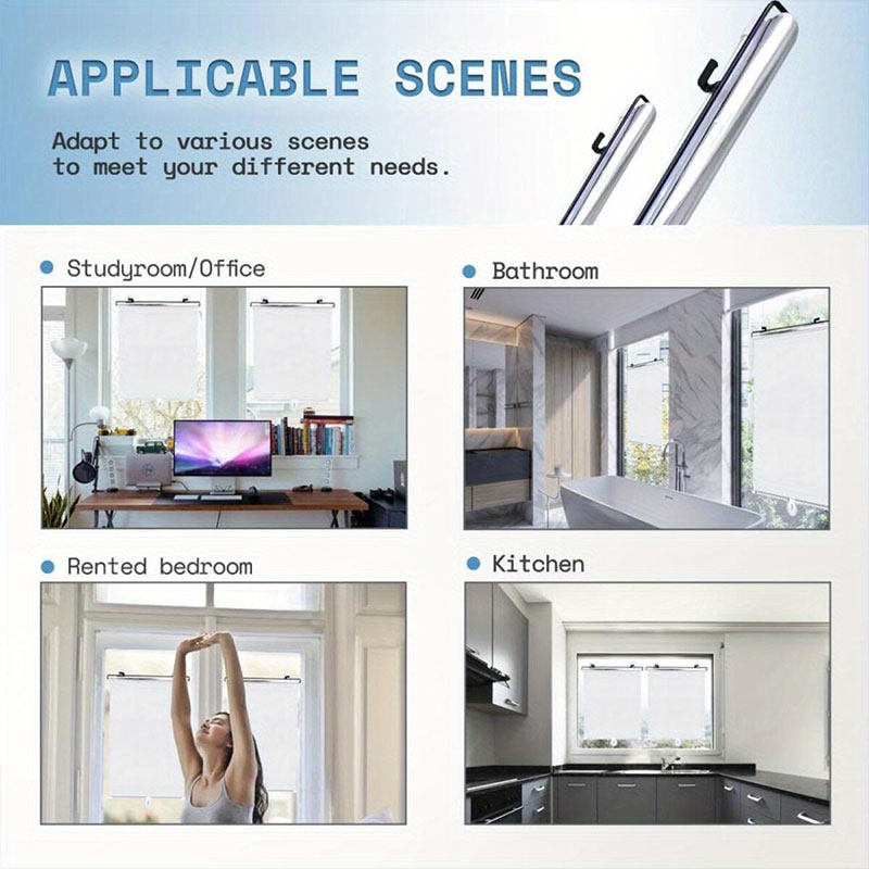 Roller Window Blinds Shades Cu - Home Decor Window Blinds ulasan dan harga