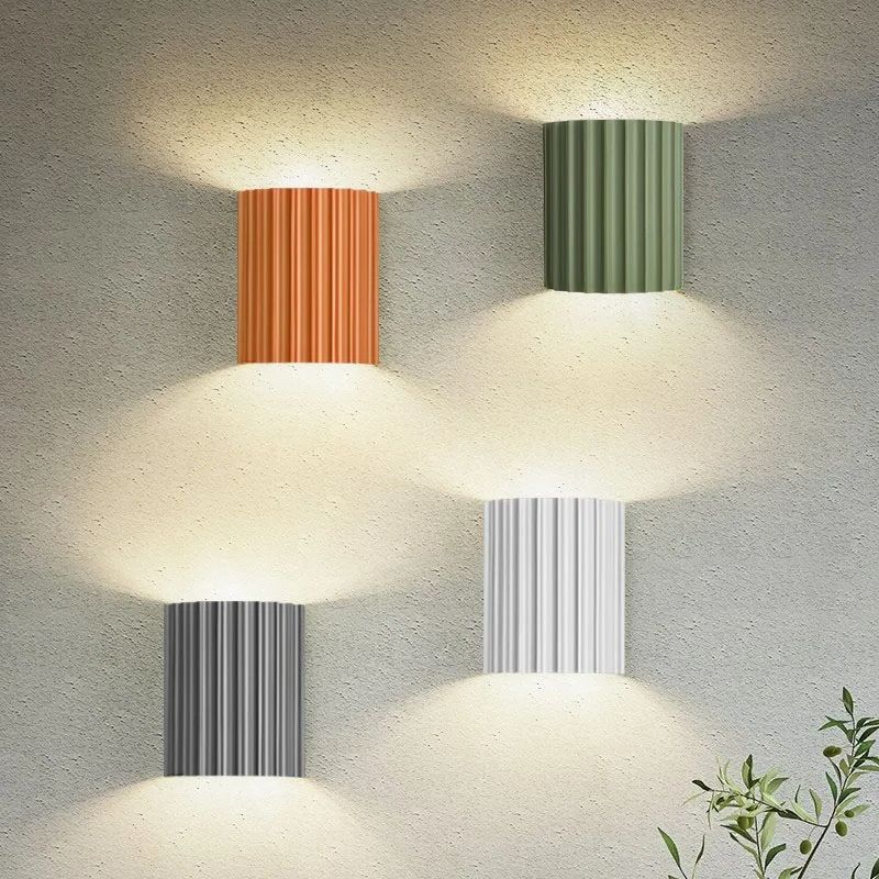Modern Wall Lamp LED Macaron R - Home Decor Wall Molding ulasan dan harga