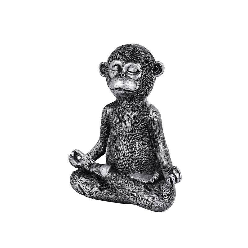 AC62-Meditating Monkey Statue  - Home Decor Yoga ulasan dan harga