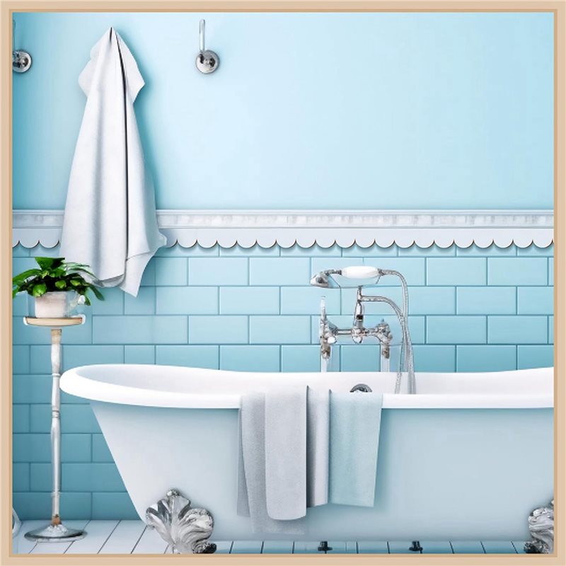 T19C 72Pcs Unfinished Scallope - Home Decor Wall Molding ulasan dan harga