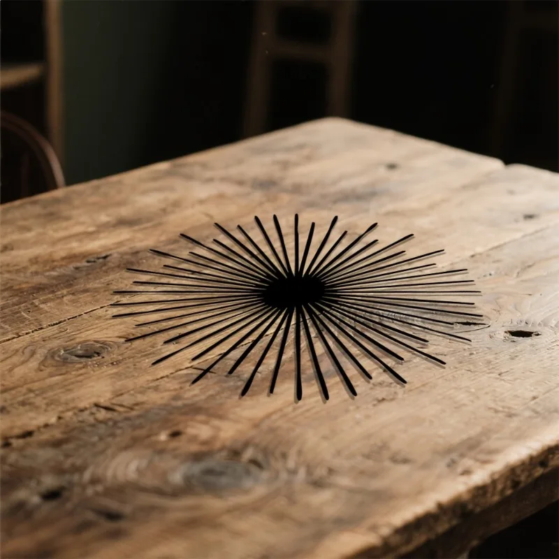 Modern 2D Flat Sunburst Metal  - Home Decor Aesthetic Pinterest ulasan dan harga