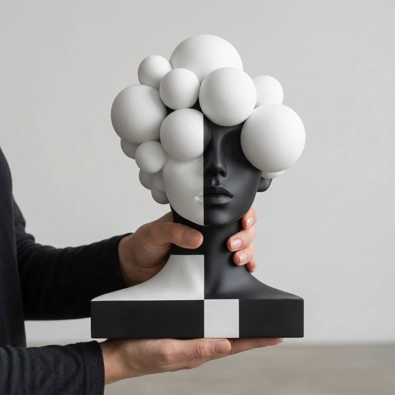 Modern Abstract Resin Sculptur - Abstract Sculpture Resin ulasan dan harga