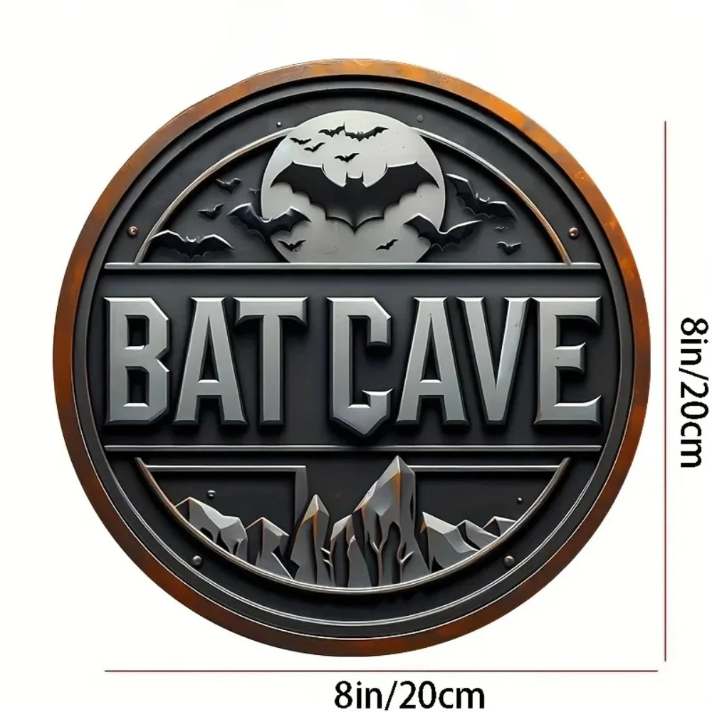 Vintage Batcave Metal Sign - 8 - Home Decor Outside ulasan dan harga