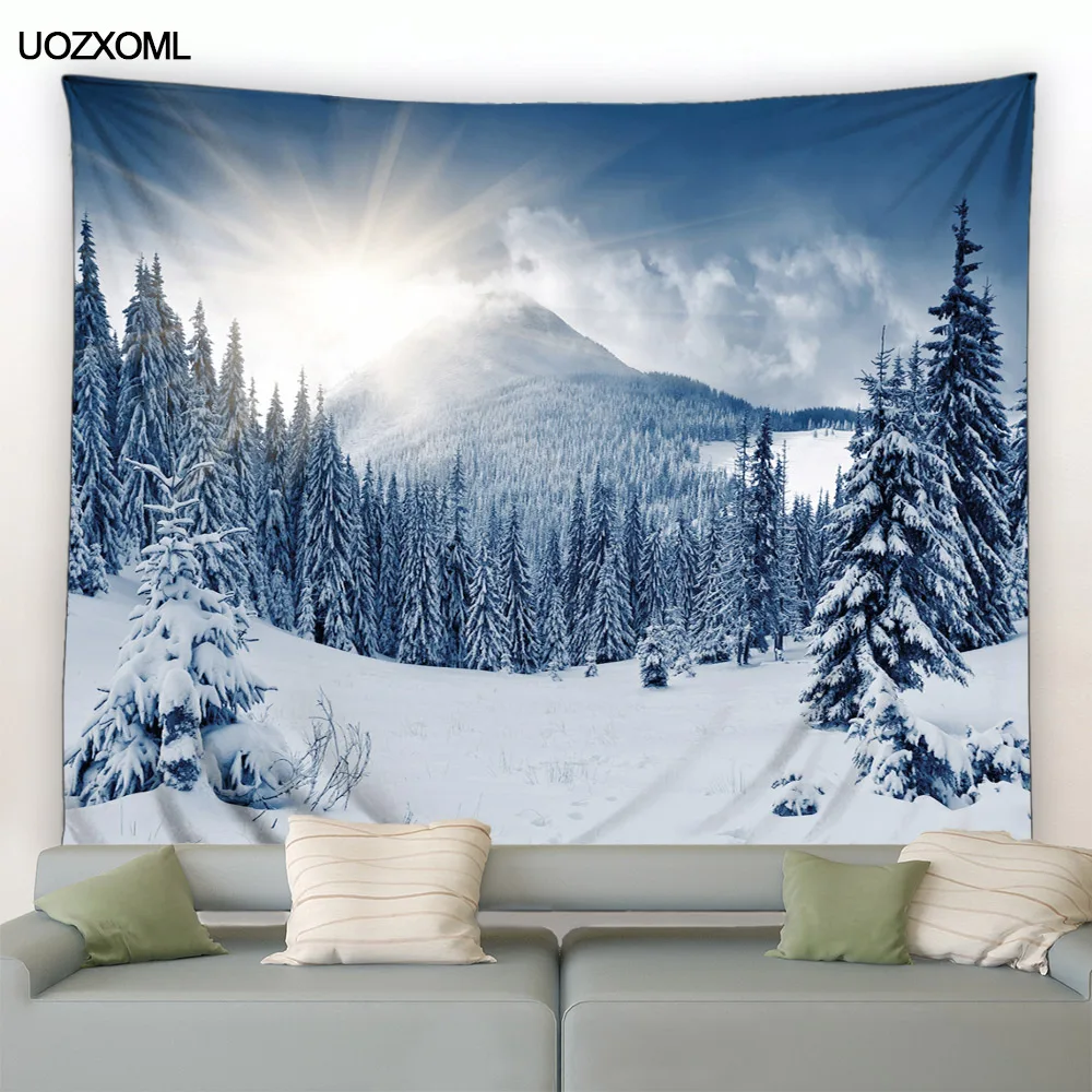 Christmas Tapestry Wall Hangin - Home Decor Yoga ulasan dan harga