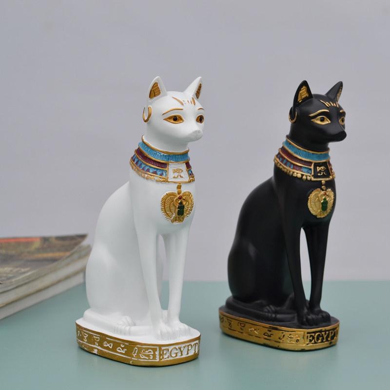Cat Statue Ornament Egyptian C - Home Decor Egypt ulasan dan harga