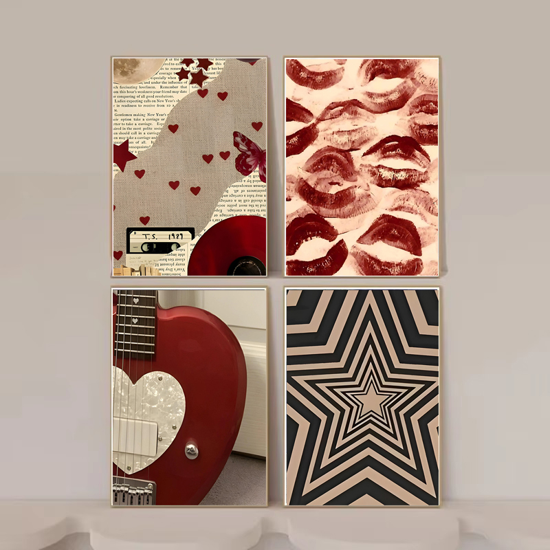 Posters Y2K Rock Style Canvas  - Home Decor Aesthetic Pinterest ulasan dan harga