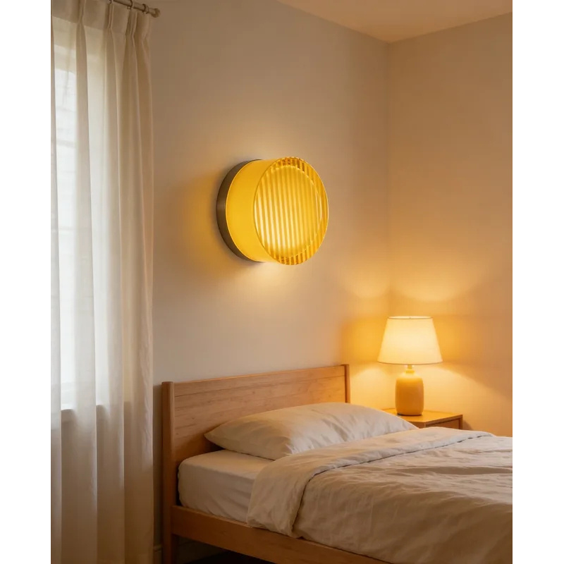 Modern Glass LED Wall Sconce R - Home Decor Wall Molding ulasan dan harga