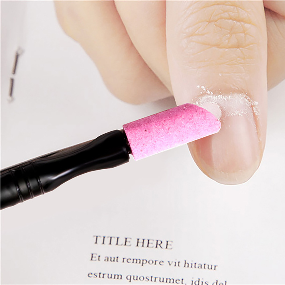 2Pcs Quartz Sand Cuticle Pushe - Sand Art Picture ulasan dan harga